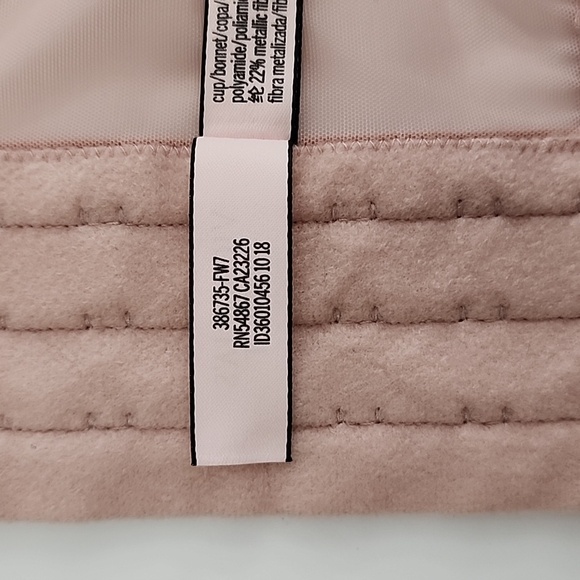 Victoria's Secret Dream Angels Lace Scalloped Bustier Top Rose Gold Size 34C - Picture 9 of 14